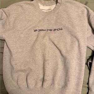 Ariana Grande No Tears Left To Cry crewneck size M